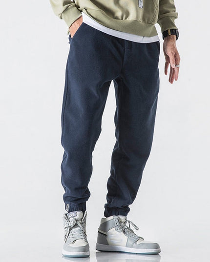 Męskie spodnie dresowe z wiązaniem