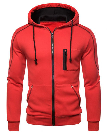 Męska bluza sportowa rozpinana z kapturem