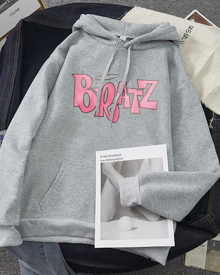 Damska bluza z kapturem z logo BRATZ