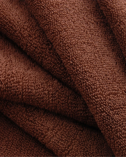 Ręcznik łazienkowy bawełniany ze złotym wzorem