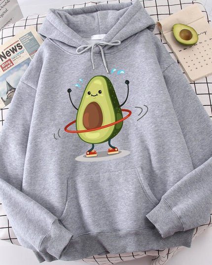 Damska bluza z nadrukiem awokado