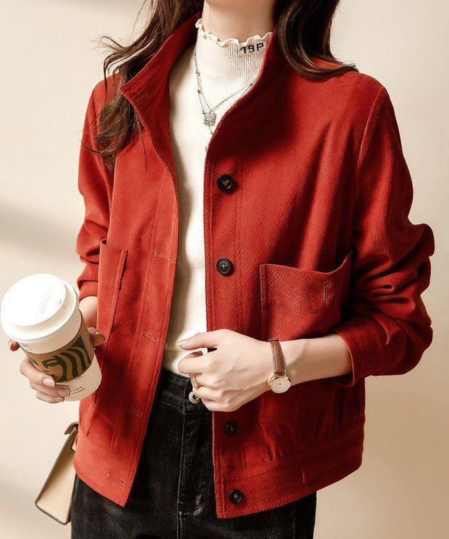 Damska kurtka przejściowa zapinana na guziki