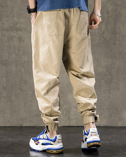 Męskie spodnie bojówki z regulowaną nogawką