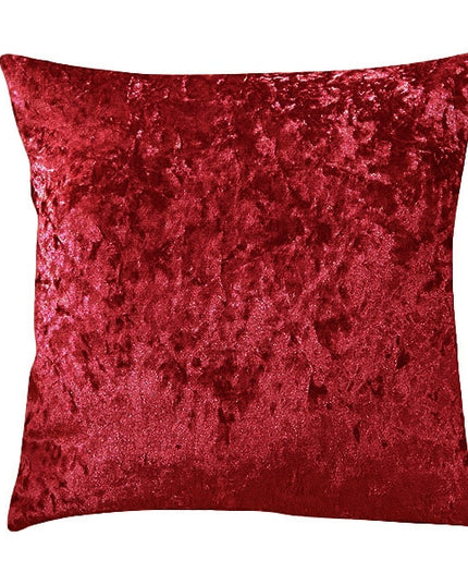 Poszewka na poduszkę z aksamitnej tkaniny w jednolitym kolorze