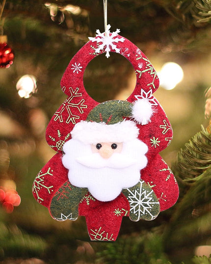 Świąteczna wisząca ozdoba z mikołajem