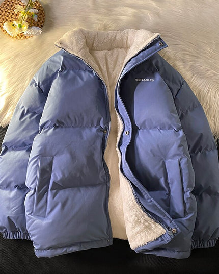 Męska kurtka zimowa pikowana z ociepleniem