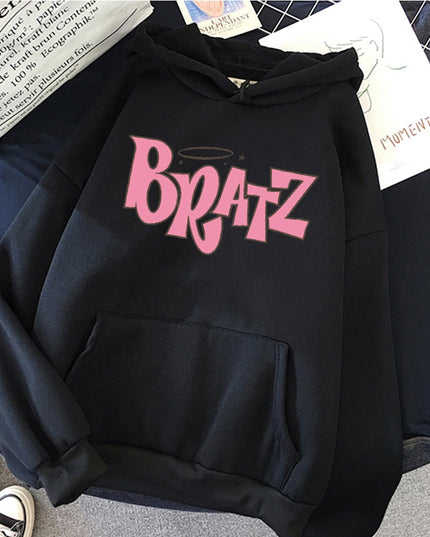 Damska bluza z kapturem z logo BRATZ