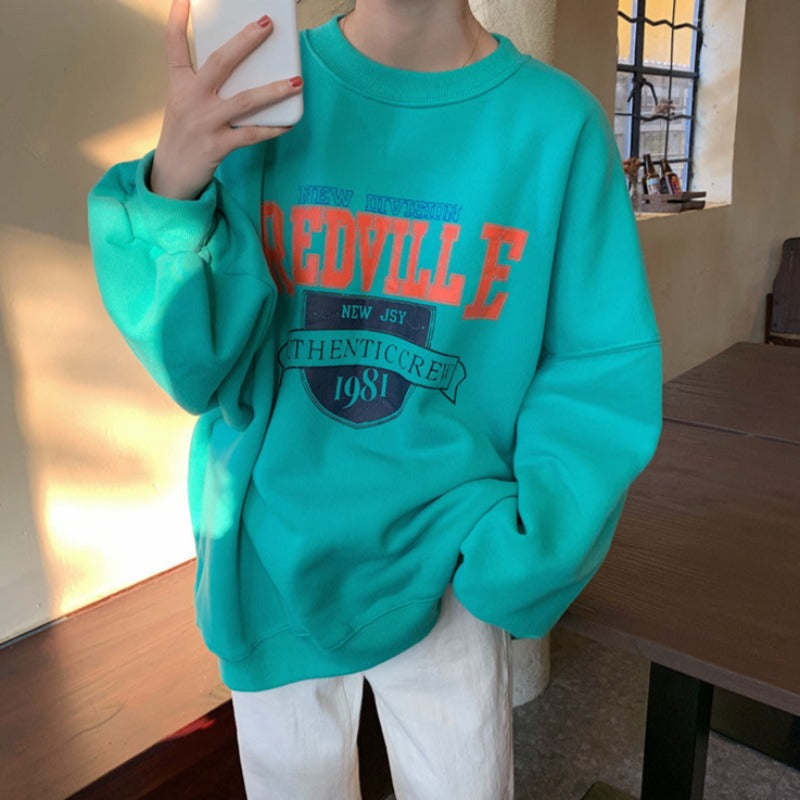 Damska bluza oversize bez kaptura