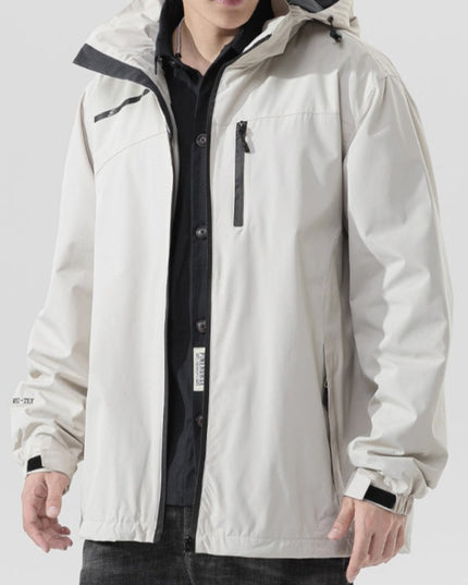 Męska kurtka przeciwdeszczowa luźna wodoodporna