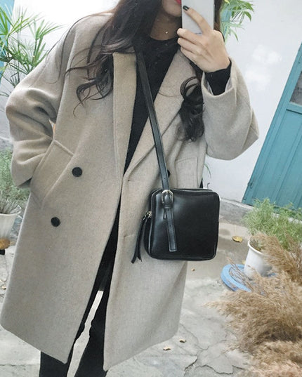 Damski płaszcz klasyczny oversize