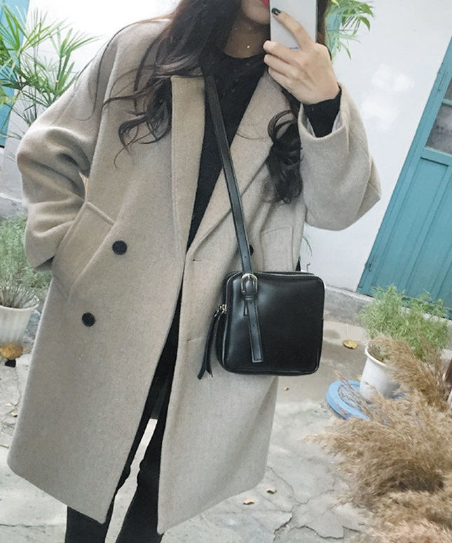 Damski płaszcz klasyczny oversize