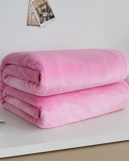 Koc miękki w jednolitych kolorach