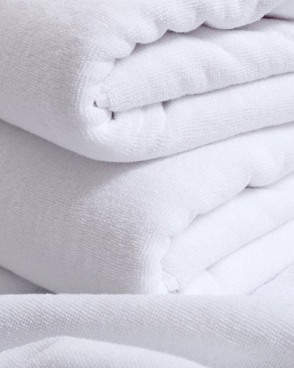 Ręcznik saunowy bawełniany biały