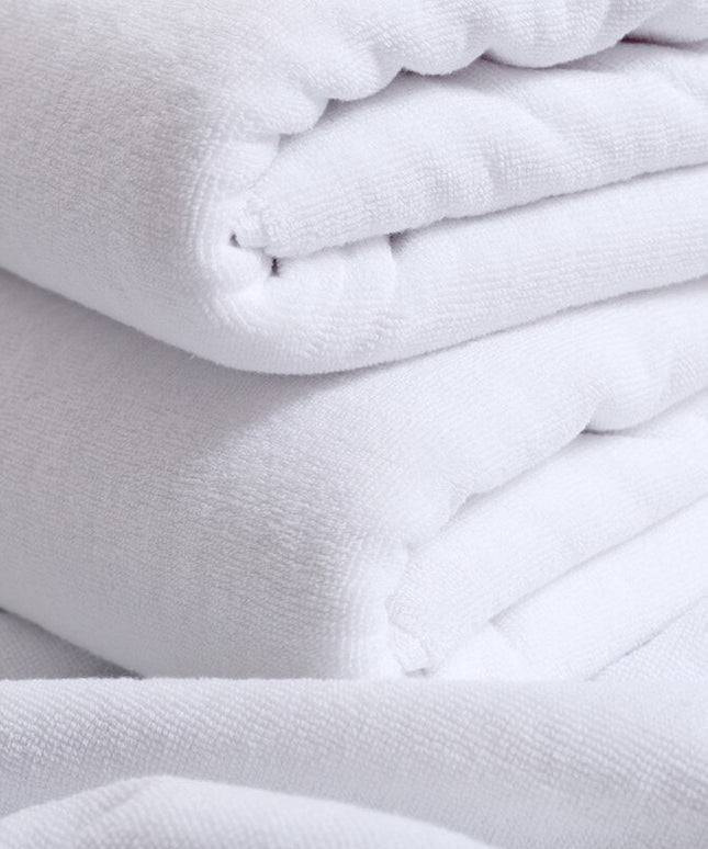 Ręcznik saunowy bawełniany biały