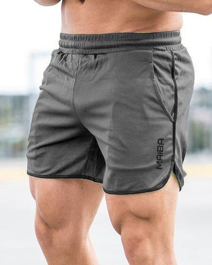Męskie szorty sportowe z lamówką