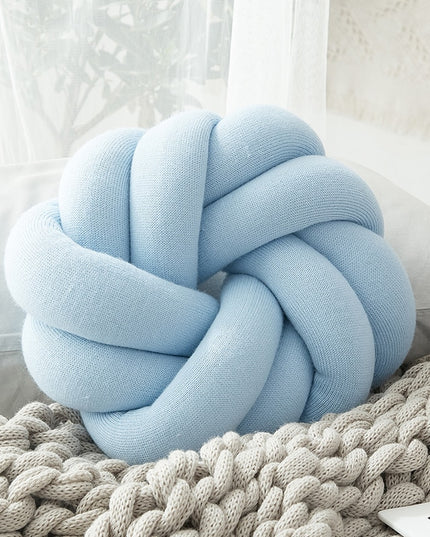 Poduszka dekoracyjna bawełniana węzeł nowoczesny styl