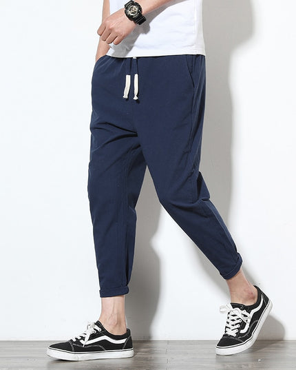 Męskie spodnie eleganckie o casualowym kroju