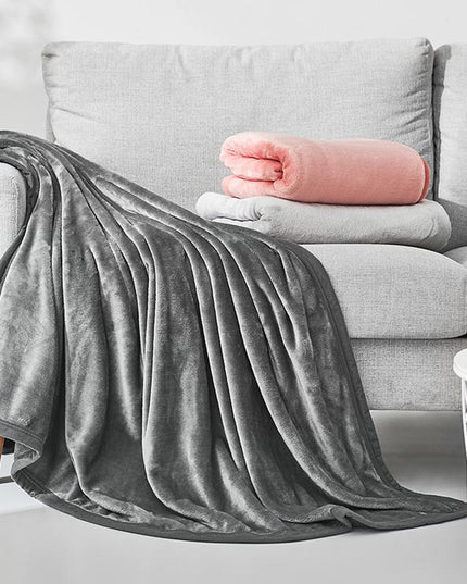 Koc miękki w jednolitych kolorach