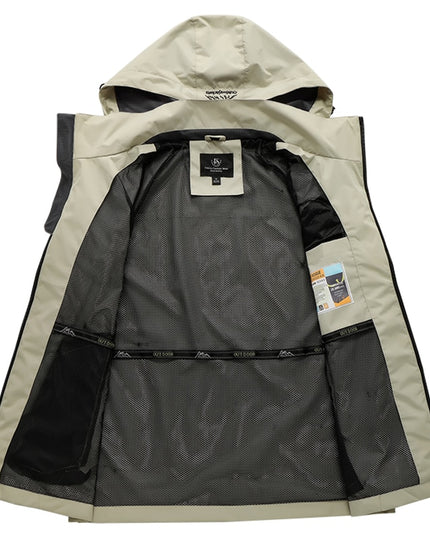 Męska kurtka przejściowa z odpinanym kapturem