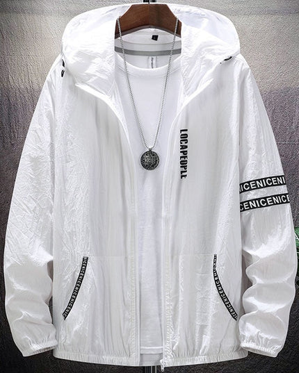 Męska kurtka przejściowa oversize z kapturem