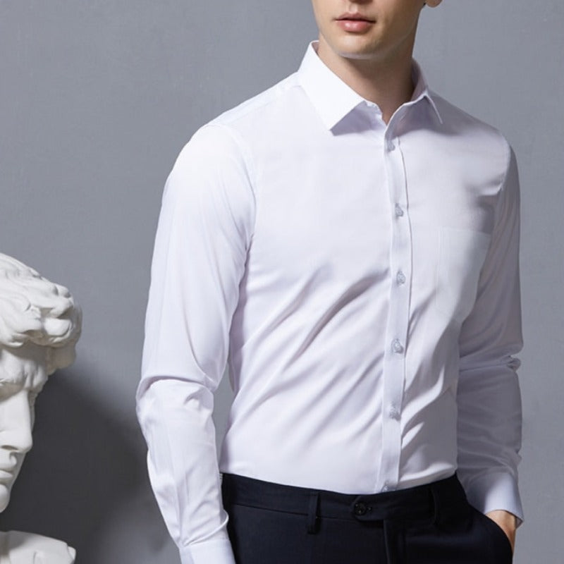 Męska koszula elastyczna o dopasowanym kroju