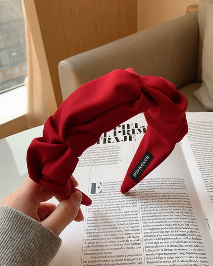 Opaska do włosów z marszczeniem