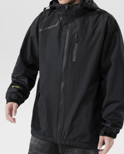 Męska kurtka przeciwdeszczowa luźna wodoodporna