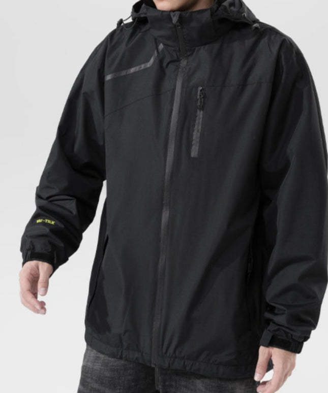 Męska kurtka przeciwdeszczowa luźna wodoodporna