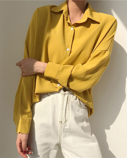 Damska koszula klasyczna o luźnym fasonie