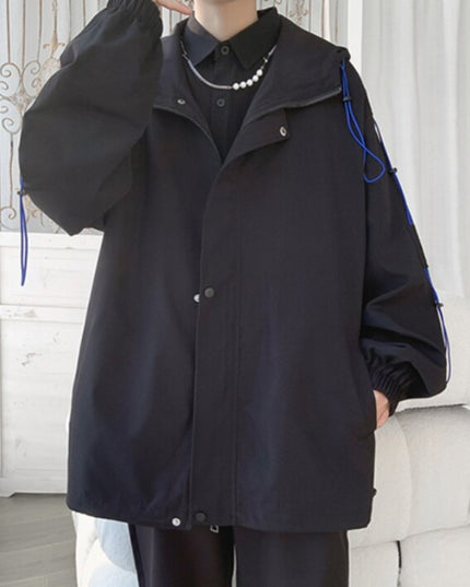 Męska kurtka przejściowa oversize z kapturem