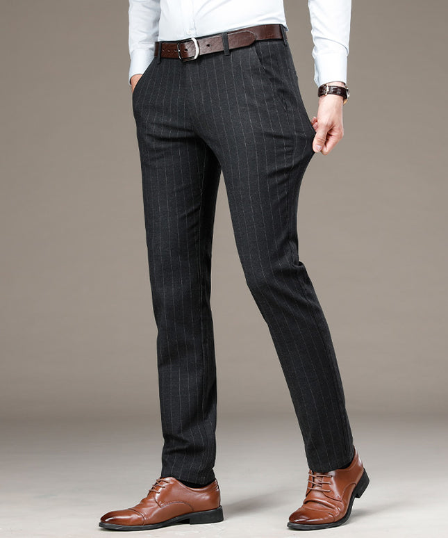 Męskie spodnie chinosy w paski