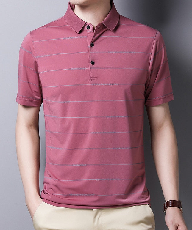 Męska koszulka polo w paski