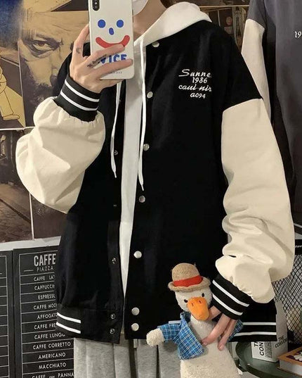 Męska kurtka przejściowa bomberka bejsbolówka