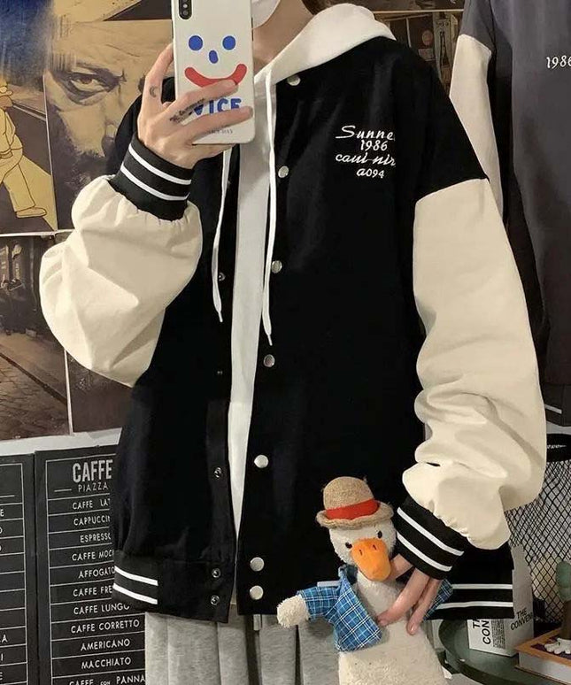 Męska kurtka przejściowa bomberka bejsbolówka