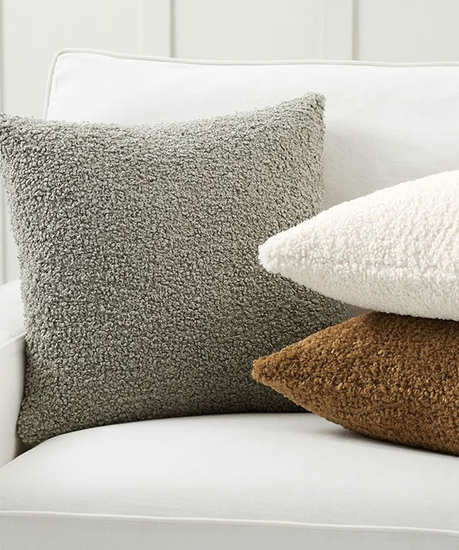 Poszewka na poduszkę pluszowa w jednolitych kolorach