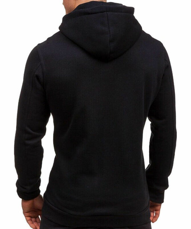 Męska bluza z kapturem rozpinana