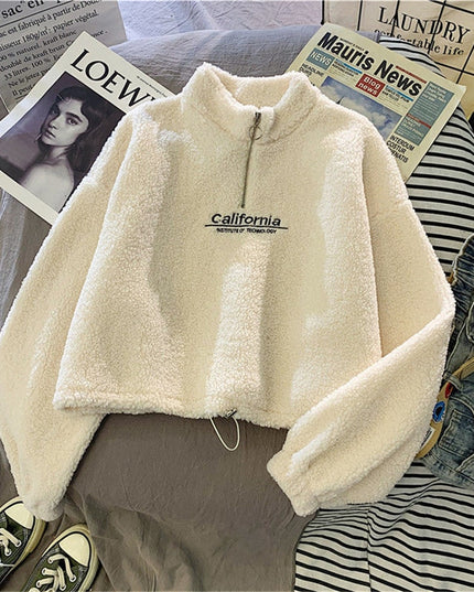 Damska bluza polarowa rozpinana ze stójką