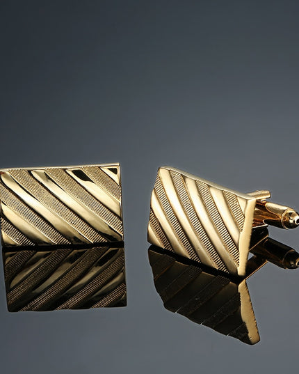 Spinki do koszuli w kolorze złotym