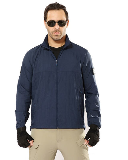 Męska kurtka przejściowa przeciwdeszczowa wiatrówka