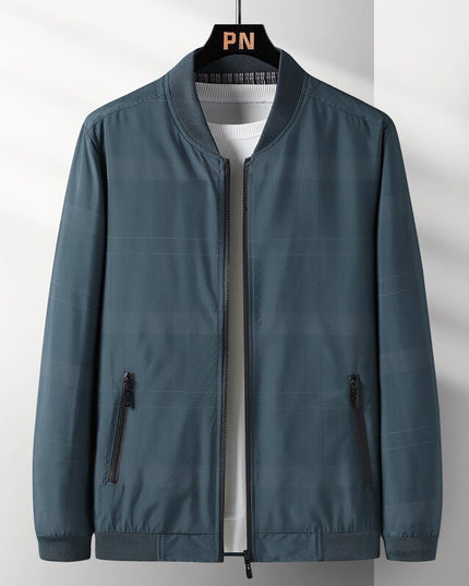 Męska kurtka przejściowa bomberka o prostym kroju