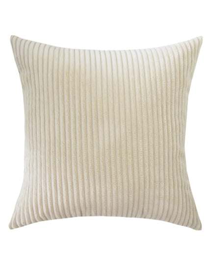 Poszewka na poduszkę prążkowana w jednolitych kolorach