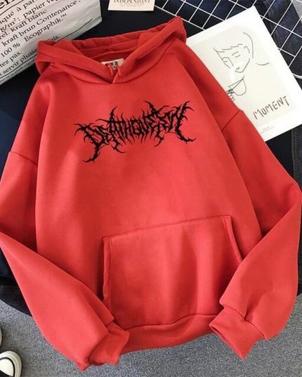 Męska bluza z kapturem i nadrukiem