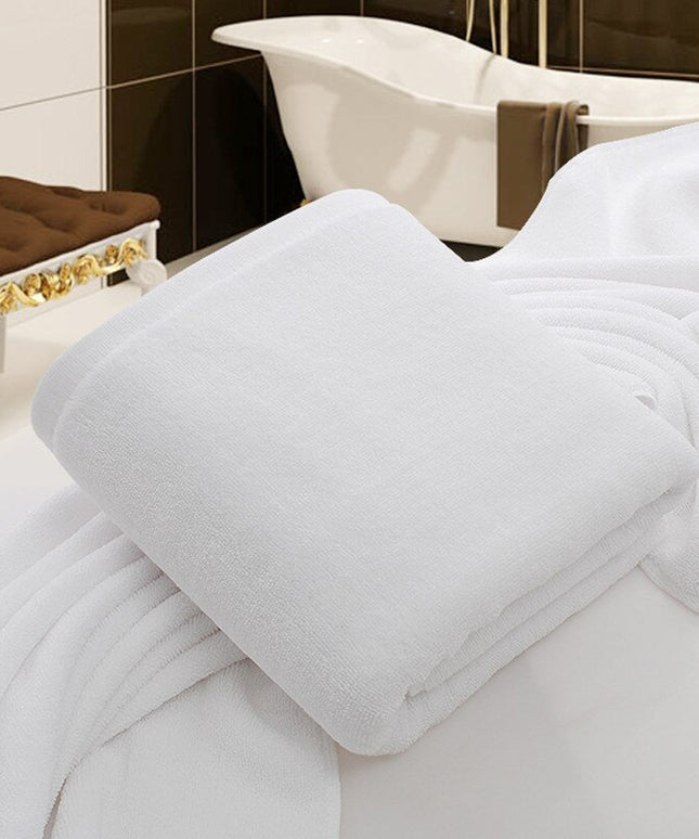 Ręcznik saunowy bawełniany biały