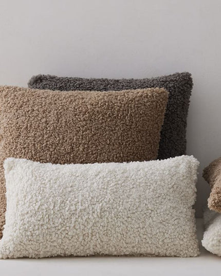 Poszewka na poduszkę pluszowa w jednolitych kolorach