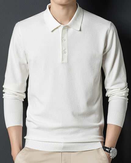 Męski sweter rozpinany z kołnierzykiem