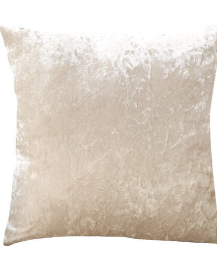 Poszewka na poduszkę z aksamitnej tkaniny w jednolitym kolorze