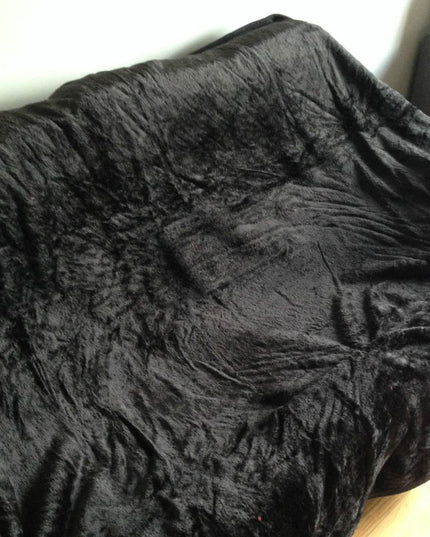 Koc dekoracyjny solidny w jednolitych kolorach