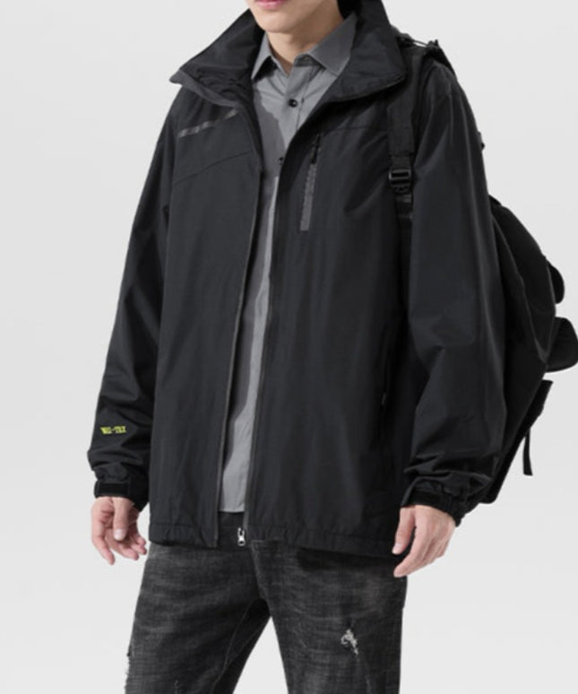 Męska kurtka przeciwdeszczowa luźna wodoodporna