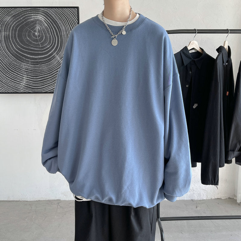 Męska bluza oversize bez kaptura