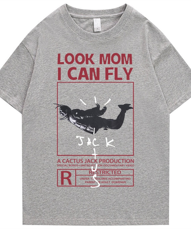 Męski T-shirt klasyczny z nadrukiem